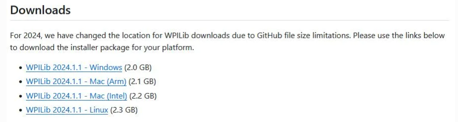 WPILib Install From Docs Alternative